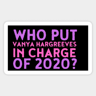 who put vanya hargreeves in chrage of 2020? Magnet